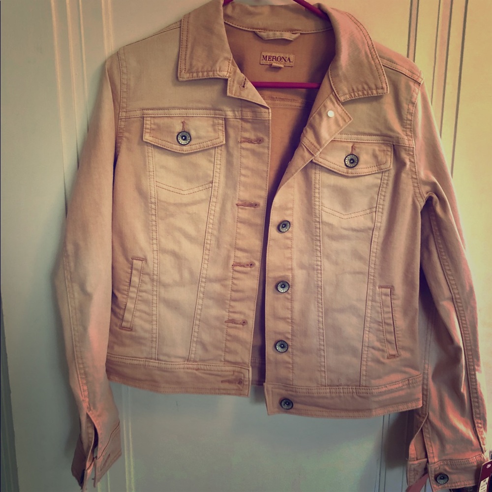 Merona blush denim jacket